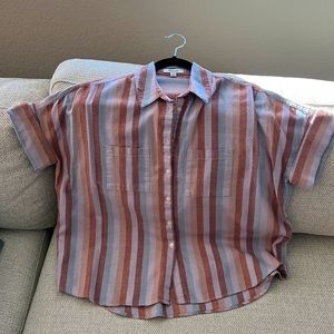Madewell Central Shirt, Flannel, Size Med